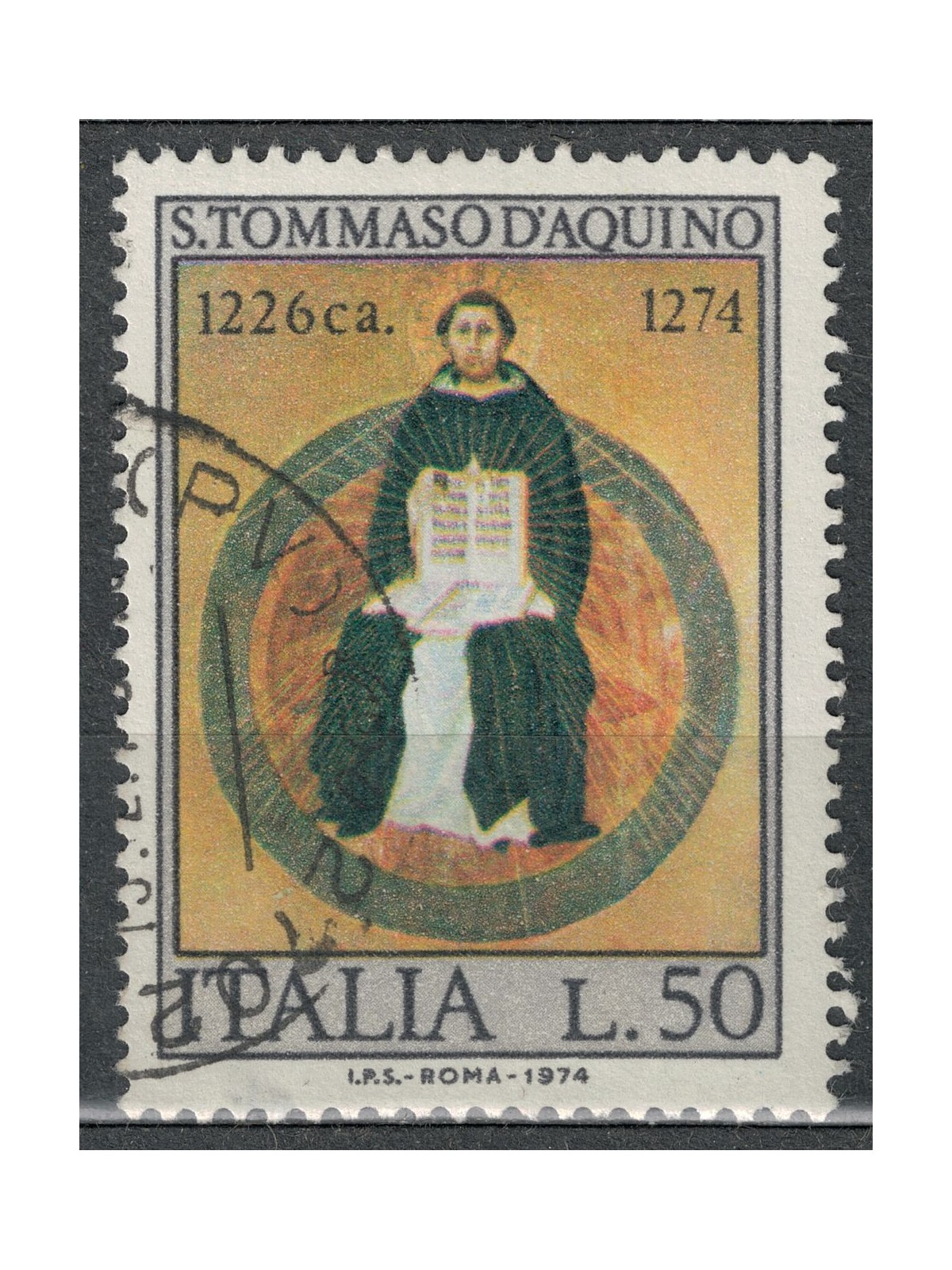 ITALIA 1974 San Tommaso d'Aquino us
