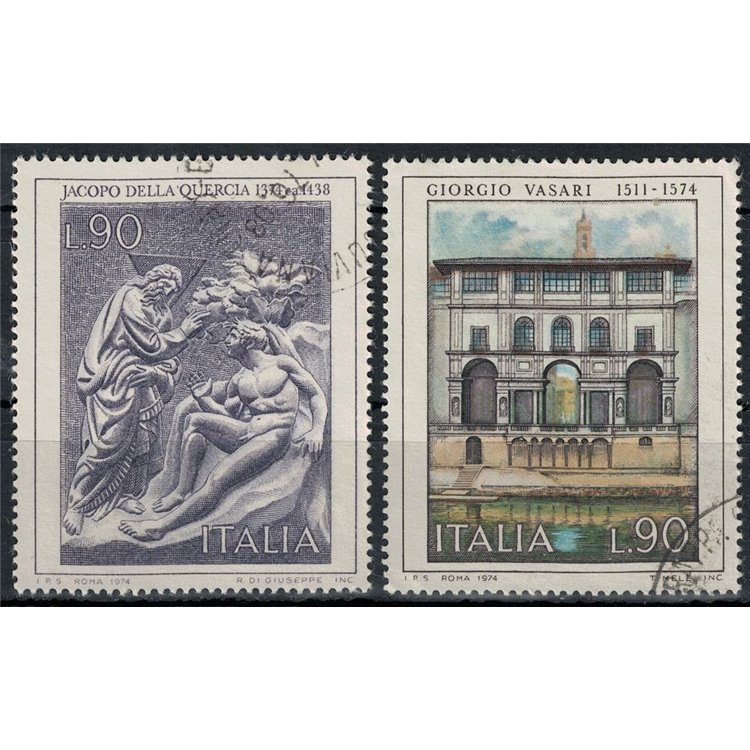 ITALIA 1974 Arte 2v us