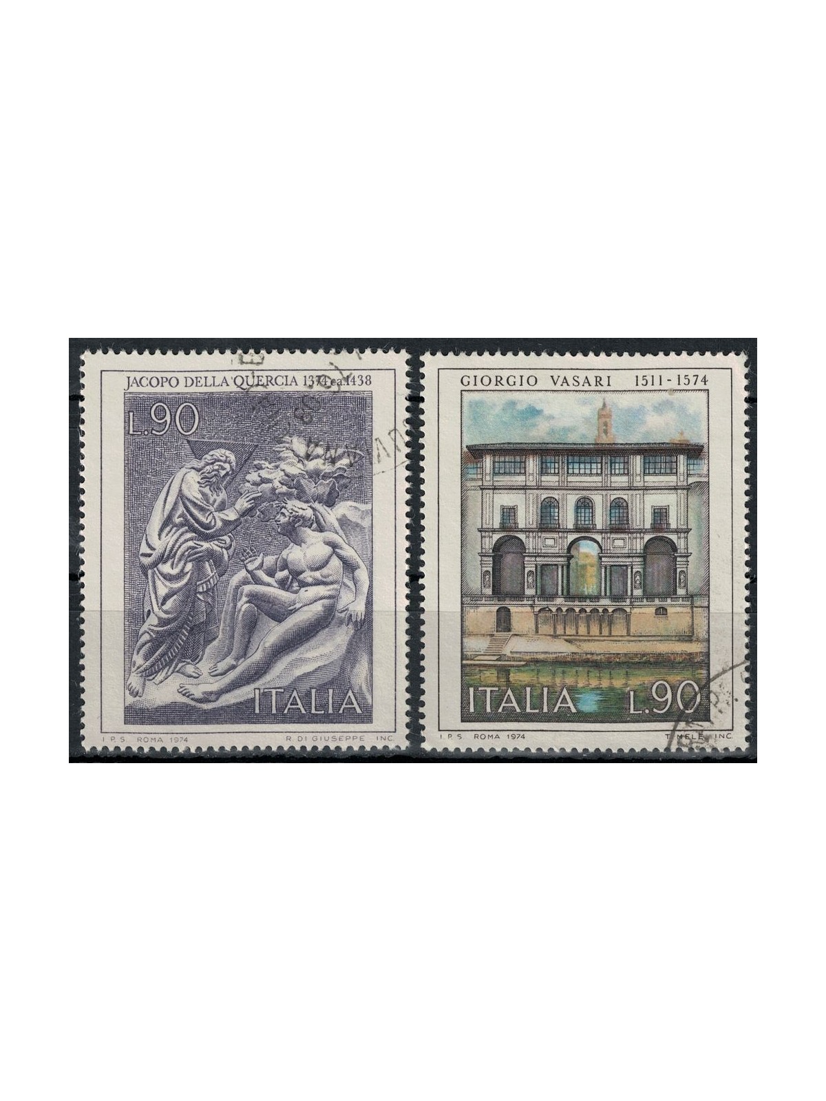 ITALIA 1974 Arte 2v us
