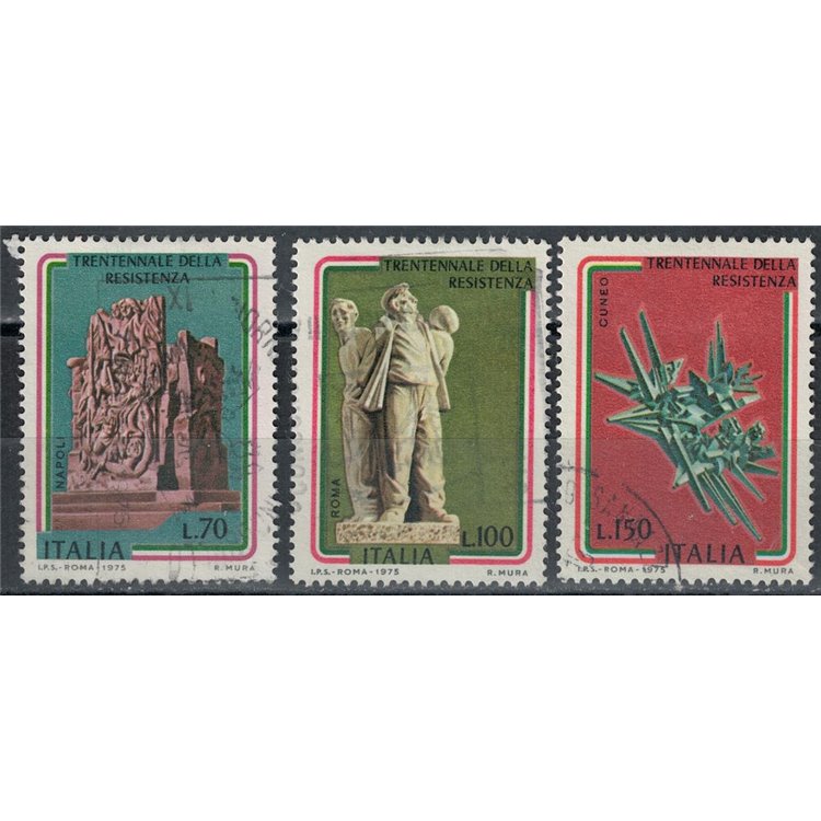 ITALY 1975 Anniversary of the Resistance 3v us
