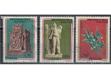 ITALY 1975 Anniversary of the Resistance 3v us