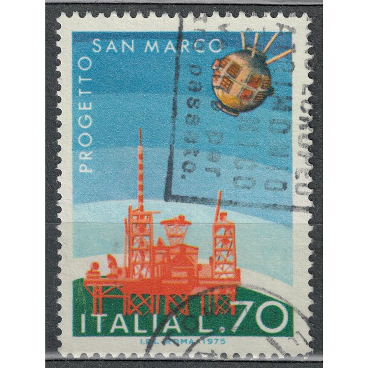 ITALIA 1975 Imprese spaziali italiane us