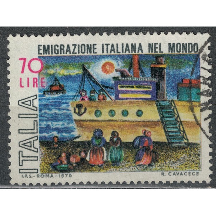 ITALY 1975 Italian emigrants in the world