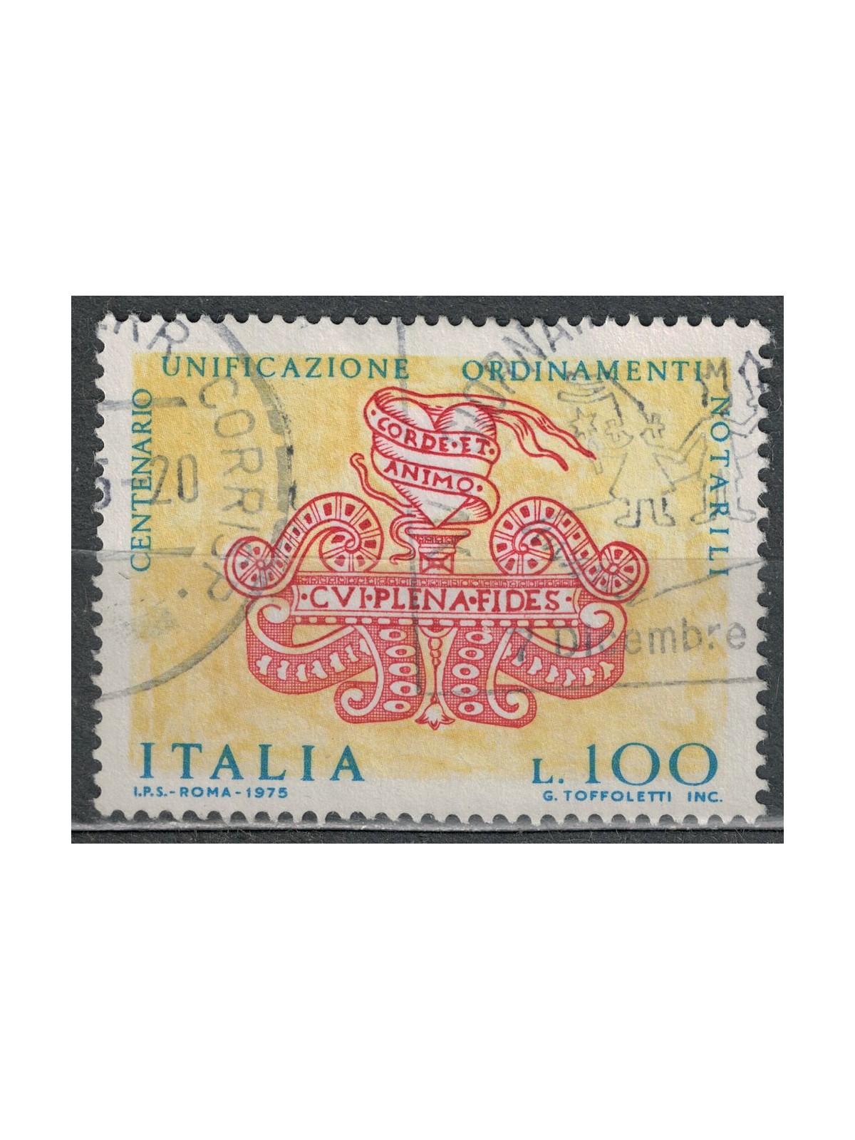 ITALY 1975 Organic Law of the Notary Office