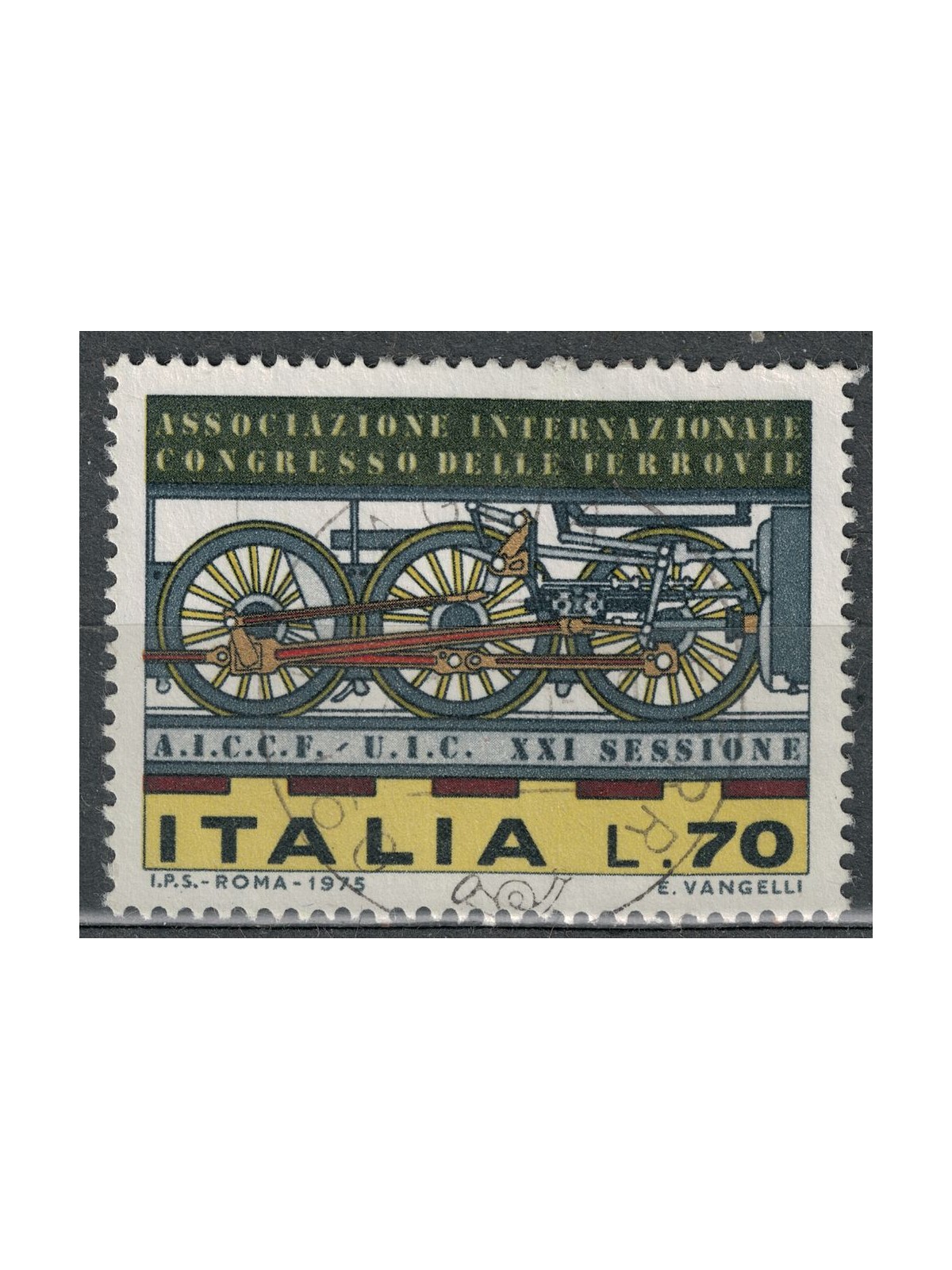 ITALY 1975 Railway Congress us