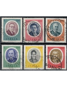 ITALIA 1975 Uomini illustri 6v us