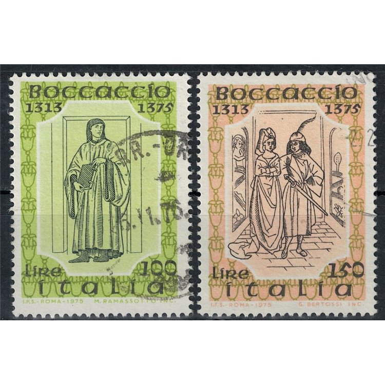 ITALIA 1975 Giovanni Boccaccio 2v us