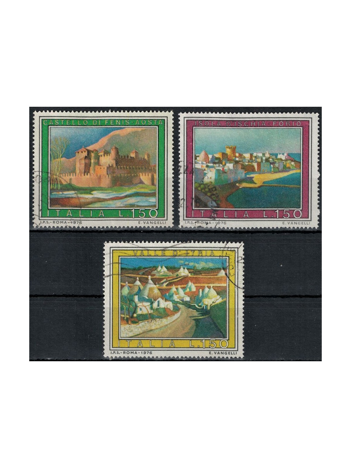 ITALIA 1976 Turismo 3v us