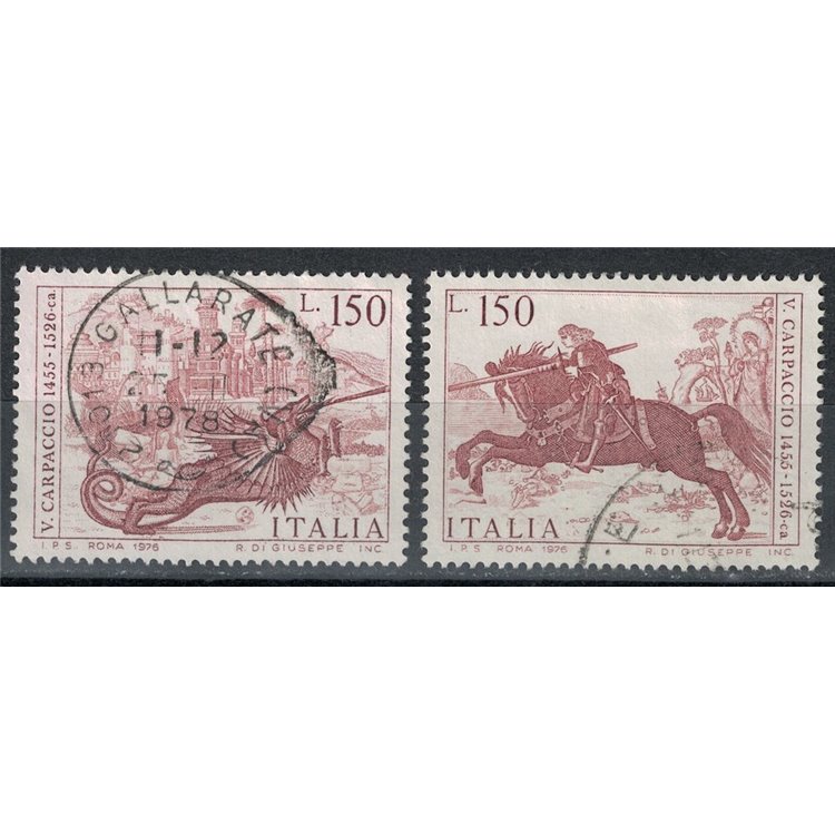 ITALIA 1976 Vittore Carpaccio 2v us