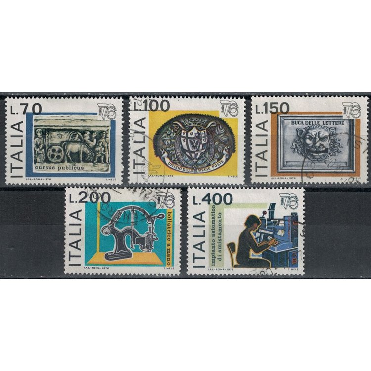 ITALIA 1976 Esposizione mondiale di filatelia 5v us