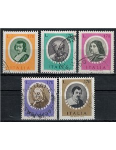 ITALIA 1976 Uomini illustri 5v us