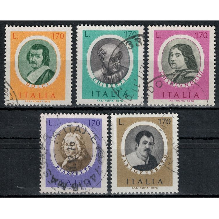 ITALIA 1976 Uomini illustri 5v us