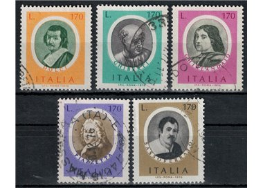 ITALY 1976 Illustrious Men 5v us