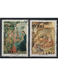 ITALY 1976 Christmas 2v us