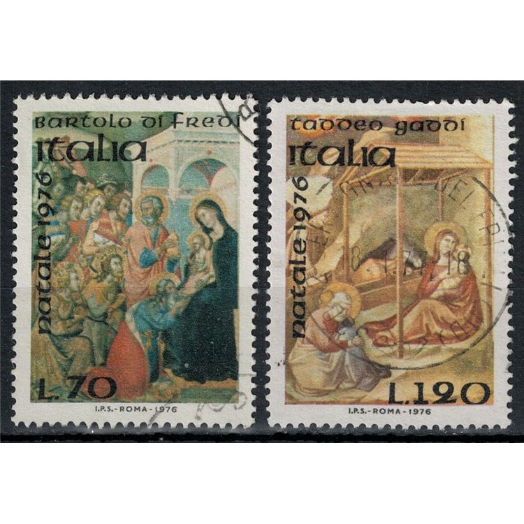 ITALY 1976 Christmas 2v us