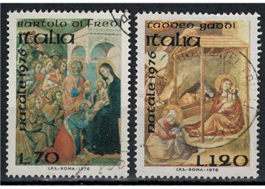 ITALIA 1976 Natale 2v us