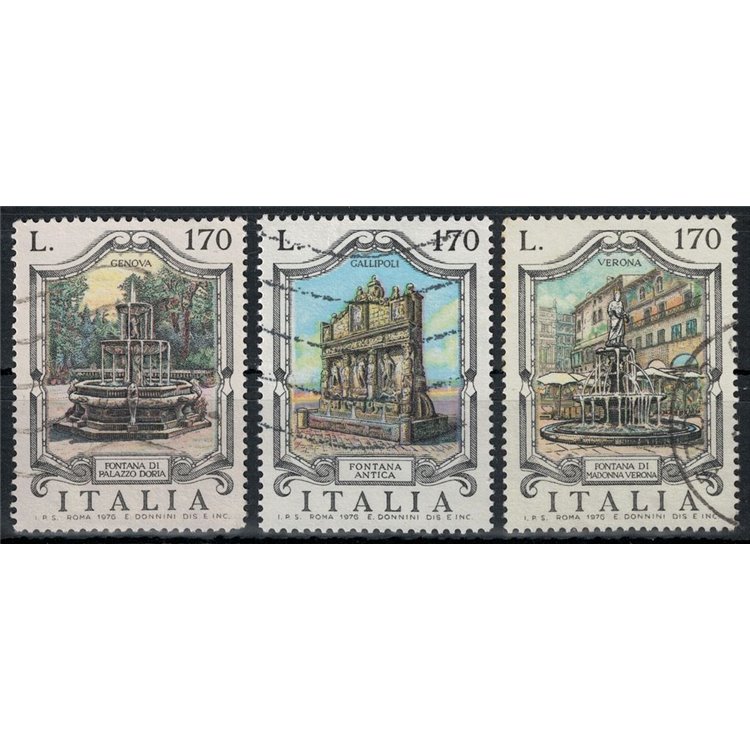 ITALY 1976 Fontane 3v us