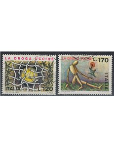 ITALY 1977 Campaign against drugs 2v us