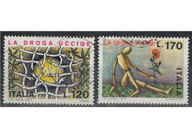 ITALY 1977 Campaign against drugs 2v us