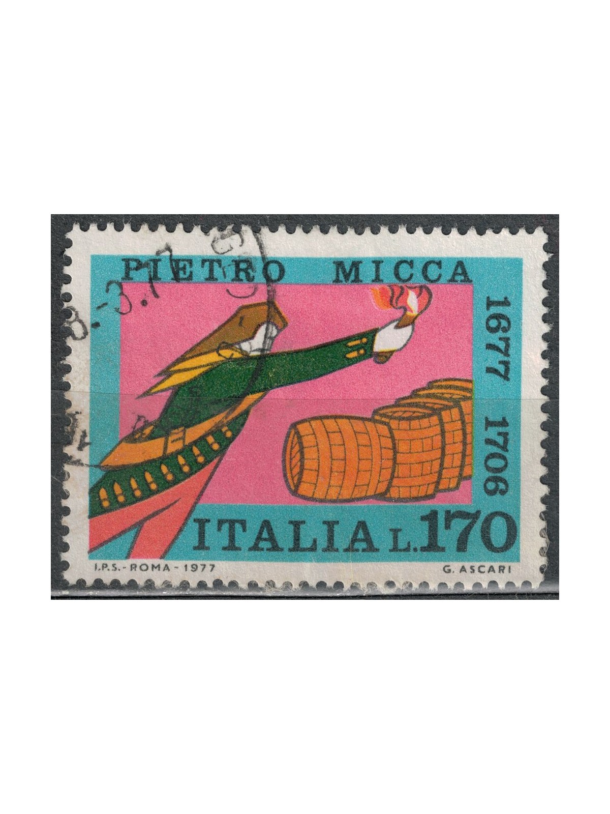 ITALY 1977 Pietro Micca us