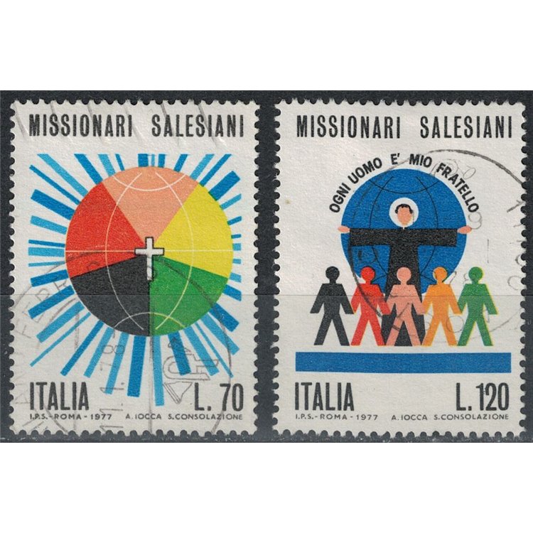 ITALY 1977 Salesian Missionaries 2v us
