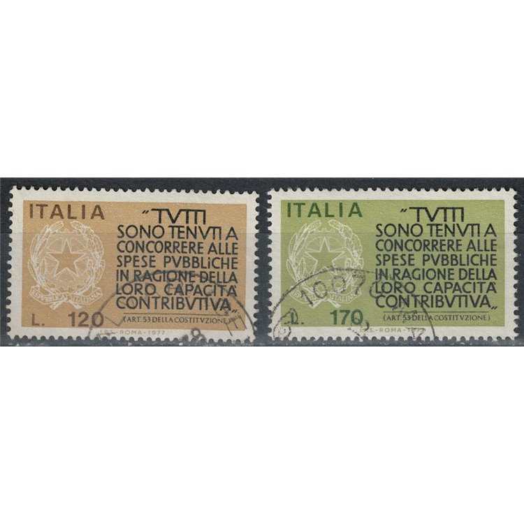 ITALY 1977 Contributory Loyalty 2v us