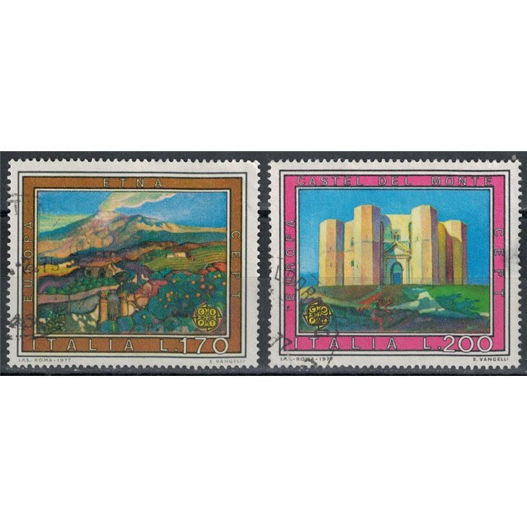 ITALIA 1977 Europa 2v us