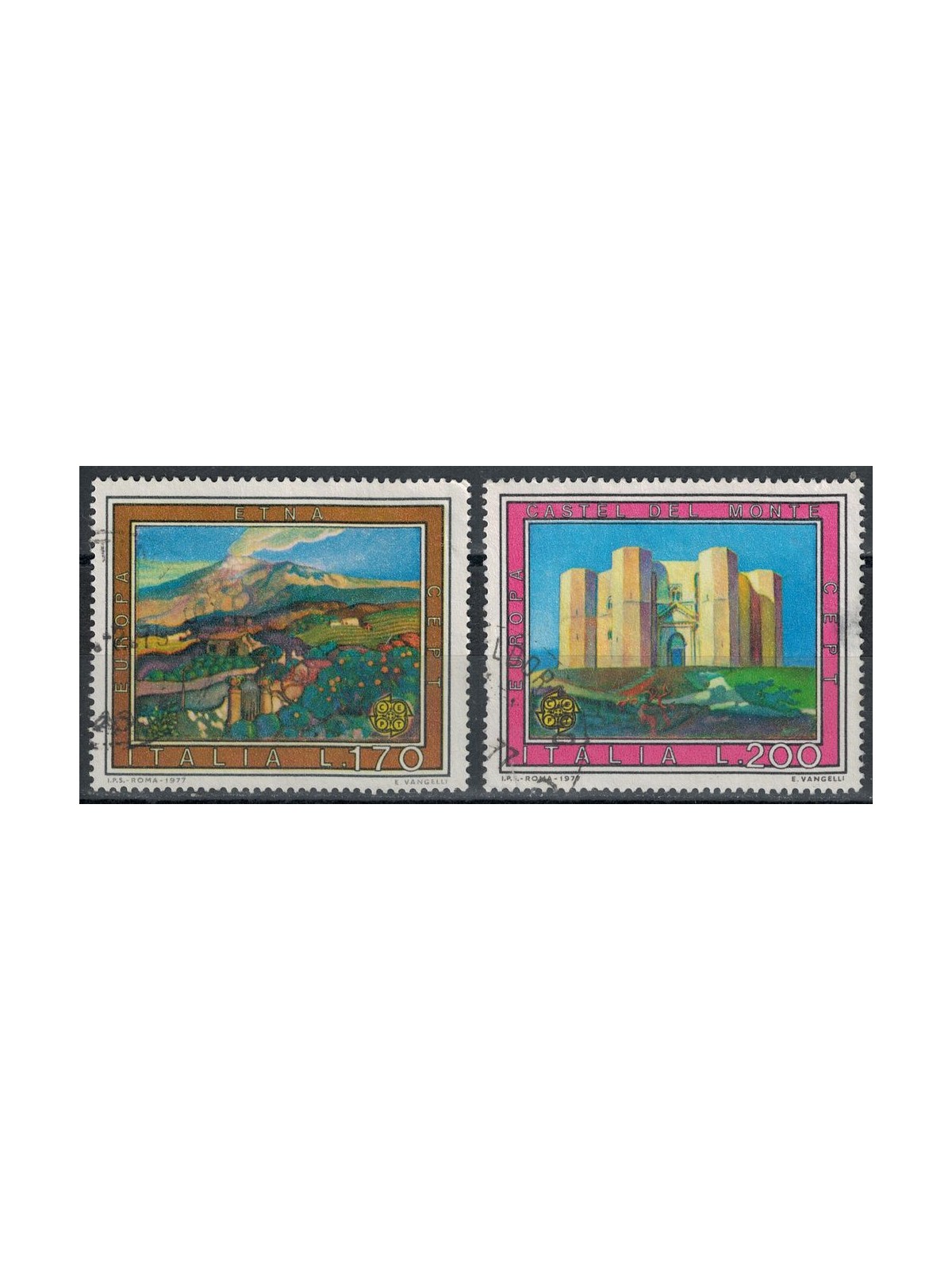 ITALIA 1977 Europa 2v us