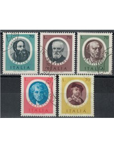 ITALY 1977 Illustrious Men 5v us
