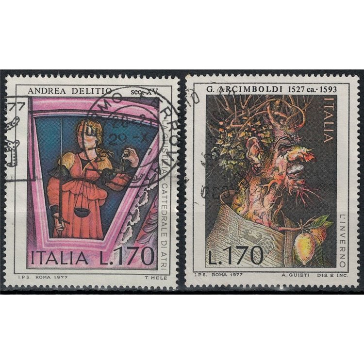 ITALIA 1977 Arte 2v us