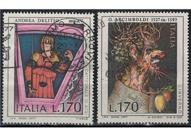 ITALY 1977 Art 2v us