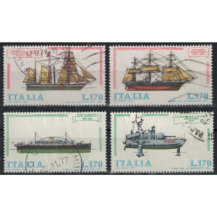 ITALIA 1977 Navi 4v us