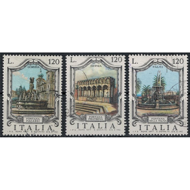 ITALY 1977 Fontane 3v us