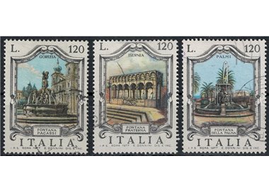 ITALY 1977 Fontane 3v us