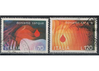 ITALY 1977 Blood Donors 2v us