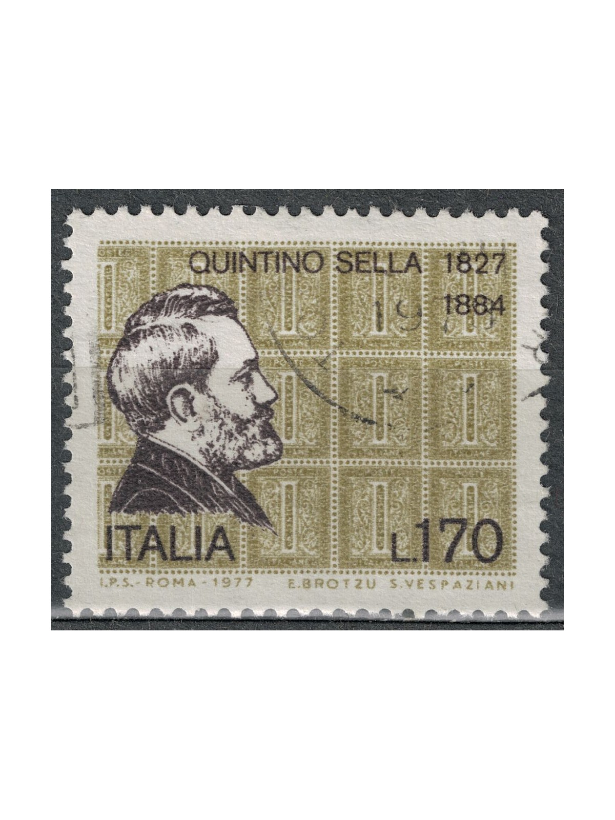 ITALY 1977 Quintino Sella us