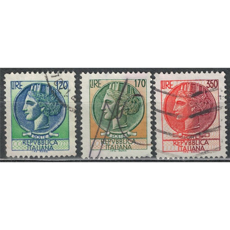 ITALIA 1977 Siracusana 3v us