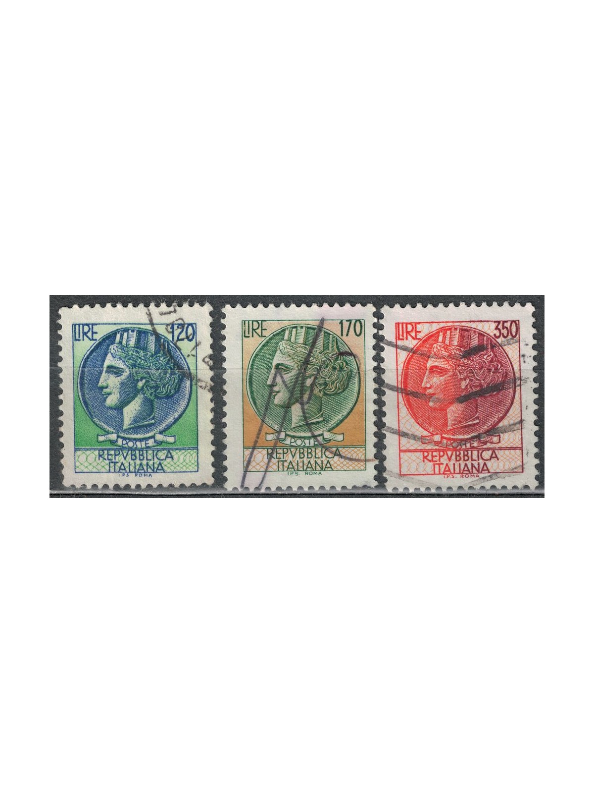 ITALY 1977 Siracusana 3v us