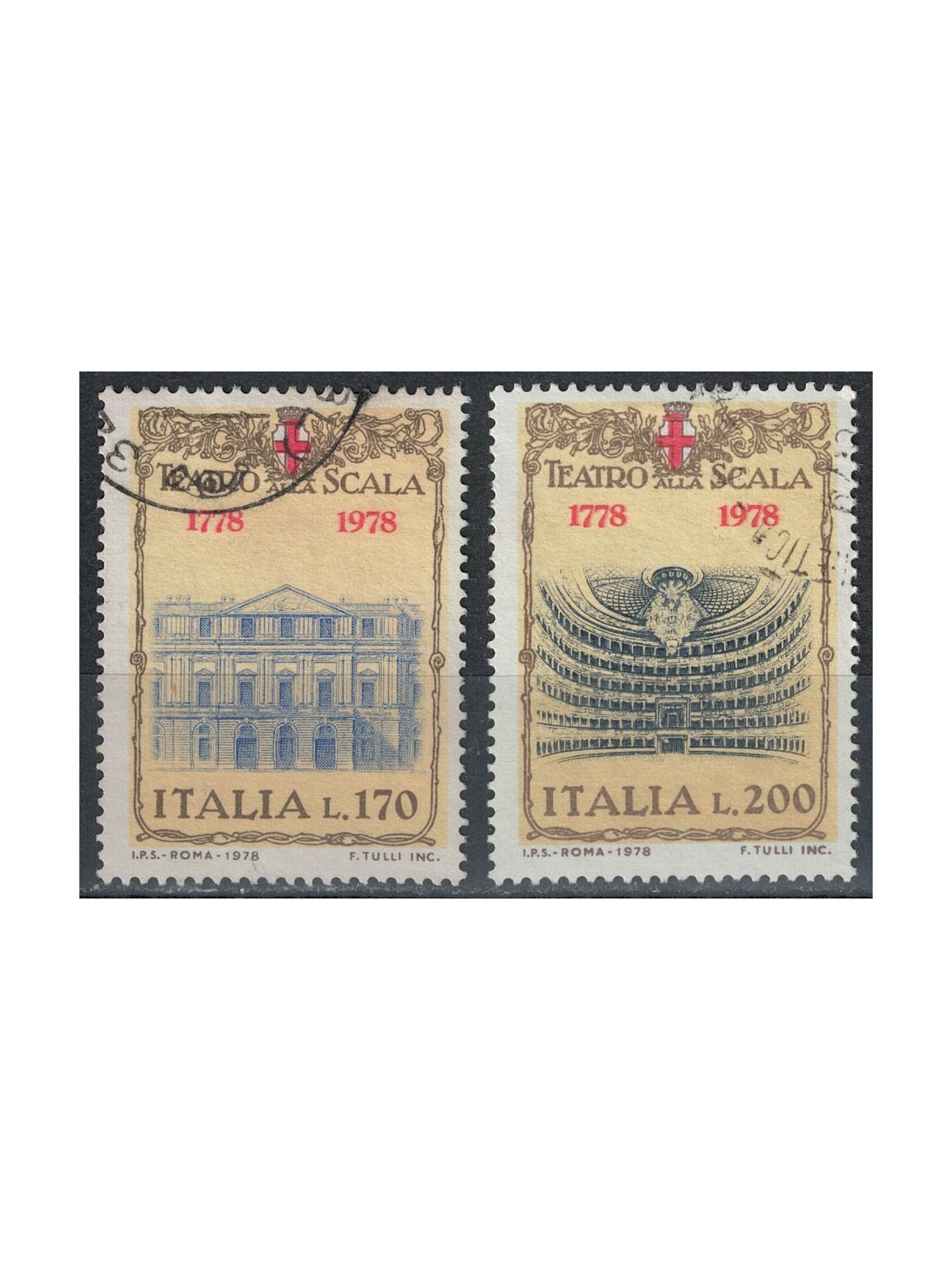 ITALY 1978 Teatro alla Scala 2v us