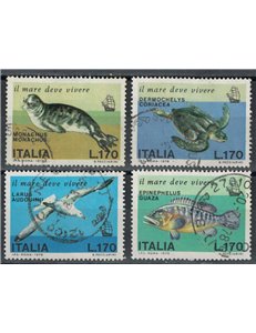 ITALIA 1978 Salvaguardia del mare 4v us