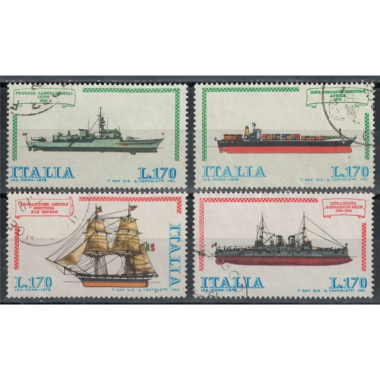 ITALY 1978 Navi 4v us