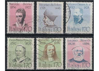 ITALIA 1978 Uomini illustri 6v us