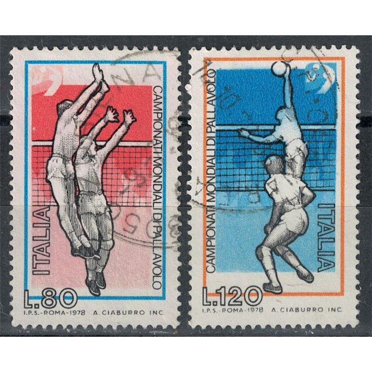 ITALIA 1978 Pallavolo 2v us