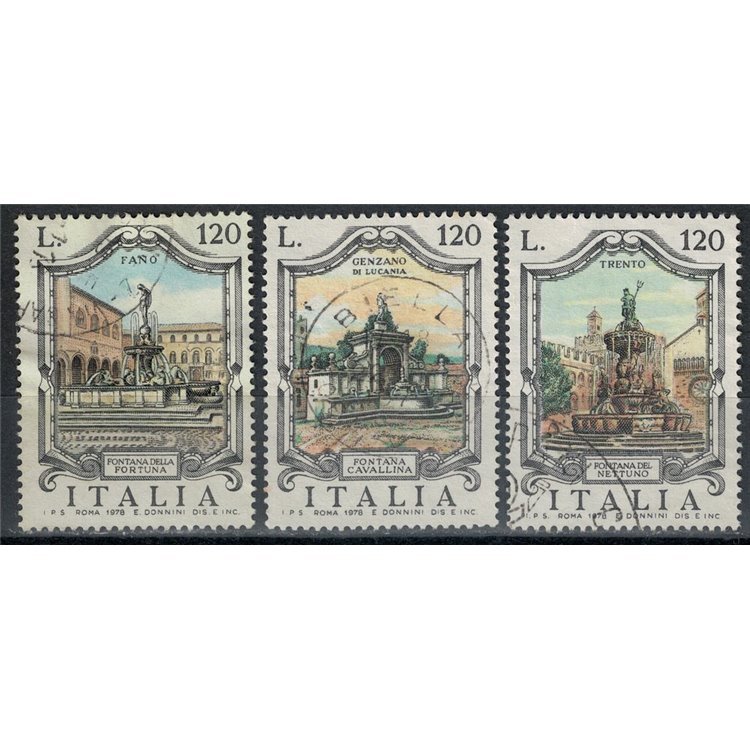 ITALY 1978 Fontane 3v us