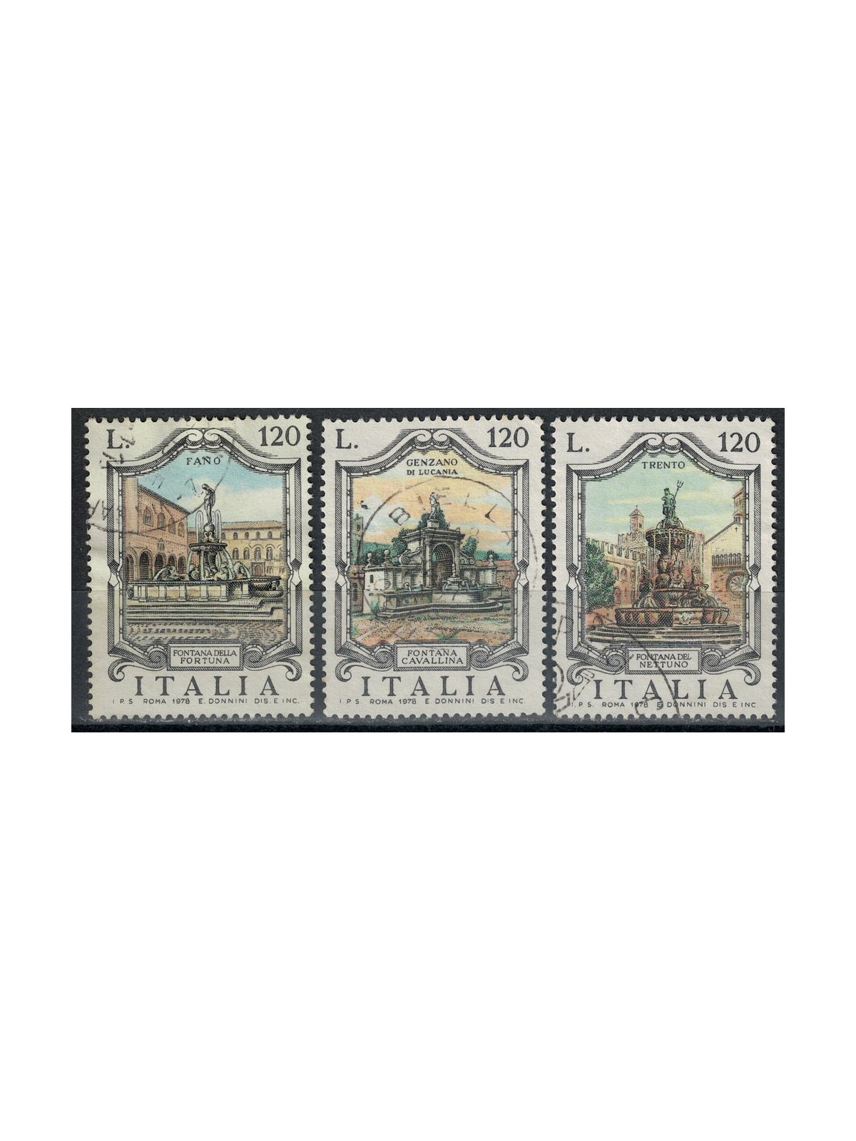 ITALY 1978 Fontane 3v us