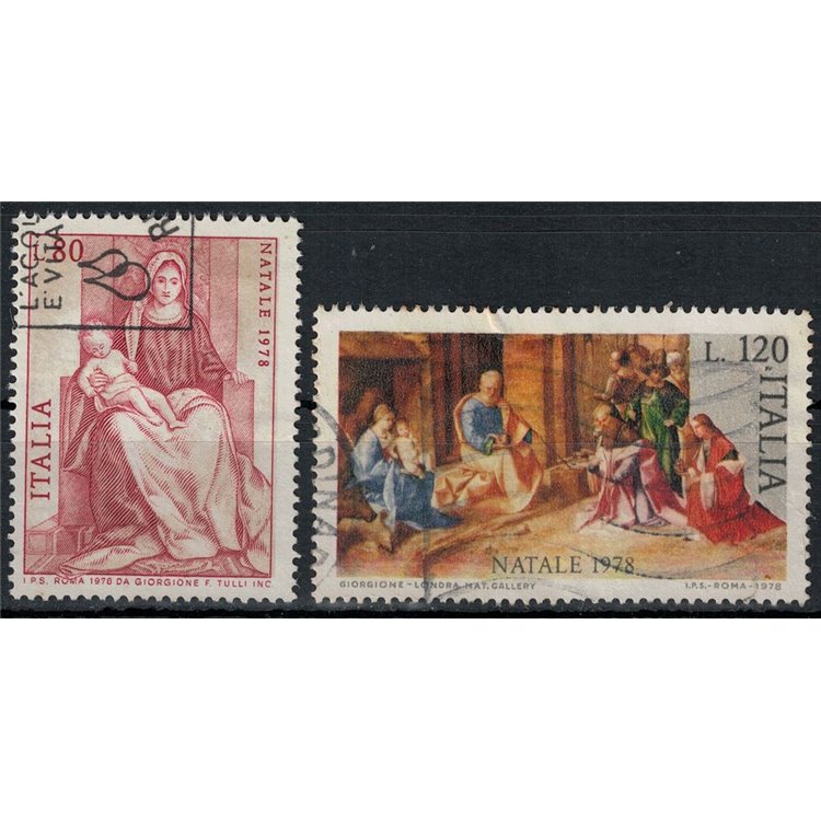 ITALY 1978 Christmas 2v us