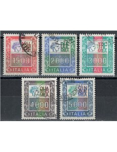 ITALY 1978-79 High Values 5v US
