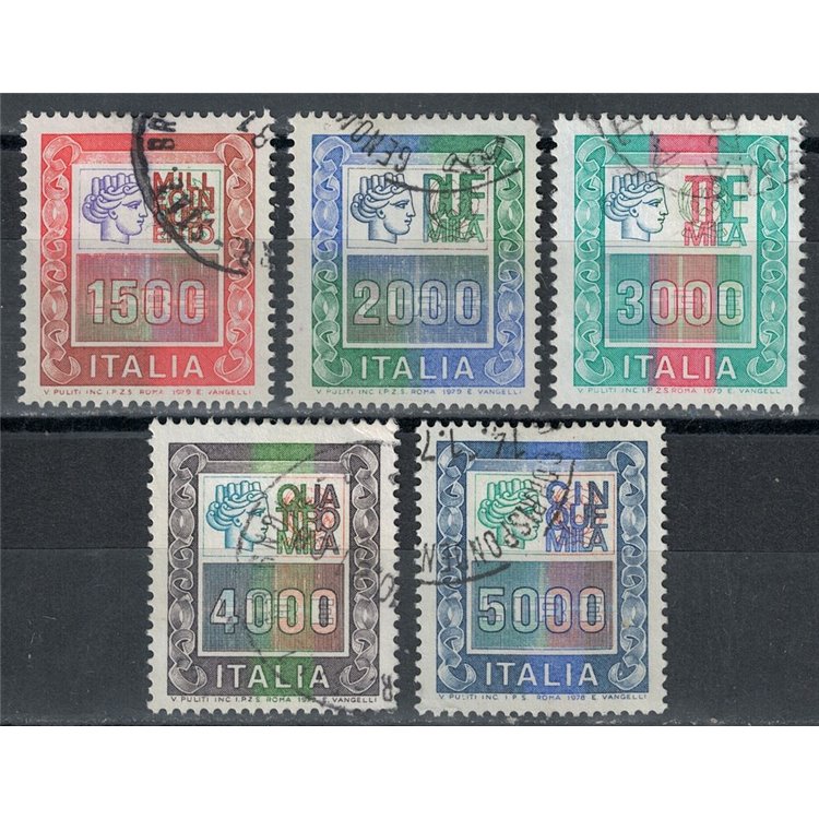 ITALY 1978-79 High Values 5v US