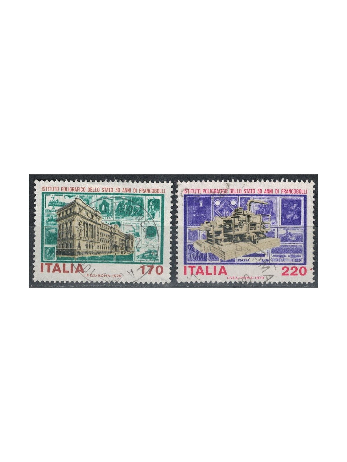 ITALIA 1979 Istituto Poligrafico dello Stato 2v us