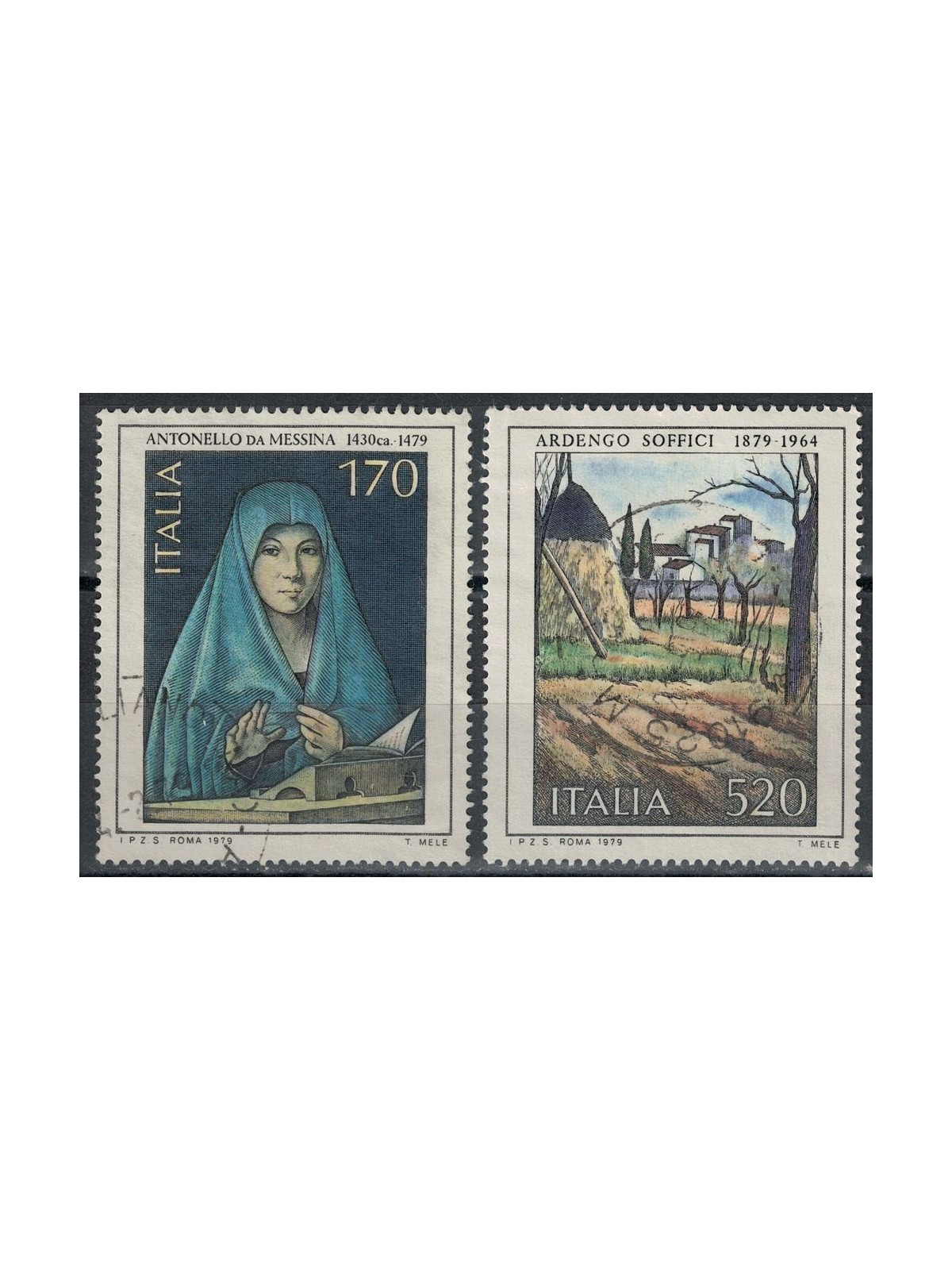 ITALIA 1979 Arte 2v us